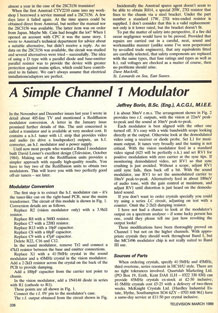 Scan1. Borin, J.D., 1989. A Simple Channel 1 Modulator. Television,39 (5), pp.338-339.